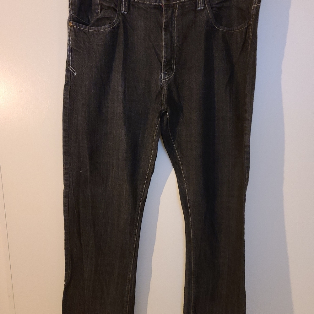 Mens G Unit embroidered Jeans.  Black. 40 waist